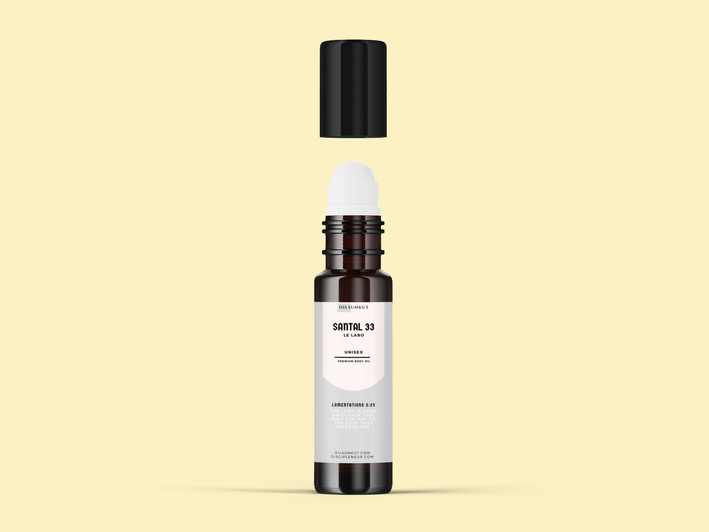 Santal 33 (Le Labo) Body Oil | Scented Fragrance & Perfume Oils Wholesale - 1/3 oz - 5 Pack