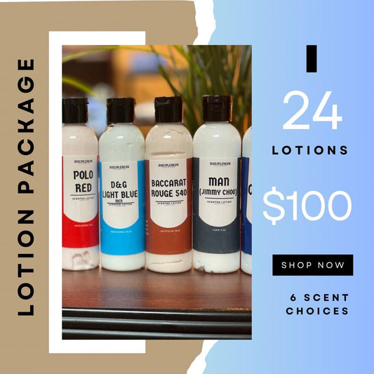 Wholesale (4oz) Scented Body Lotions: 24 Bottles in 6 Unique Fragrances