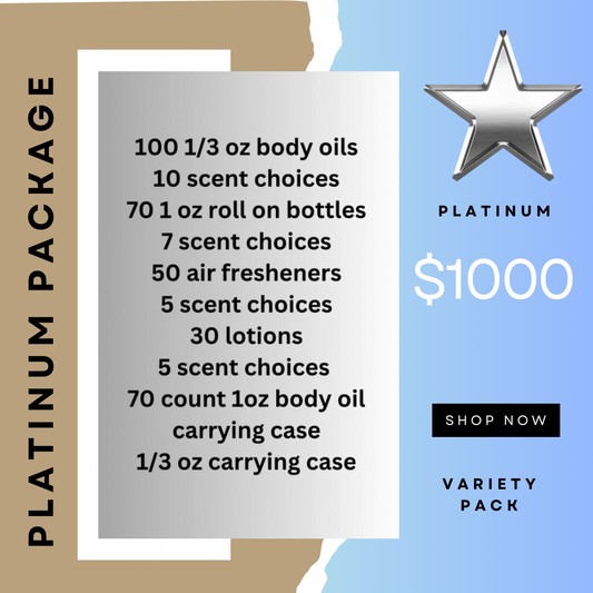 Wholesale Platinum Package: Start Your Own Fragrance Business