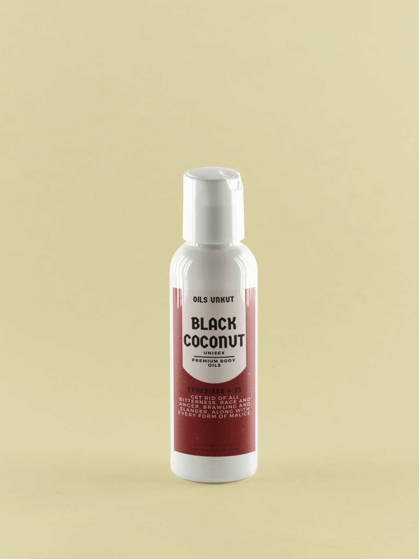 Black Coconut Scented Body Lotion (Unisex)