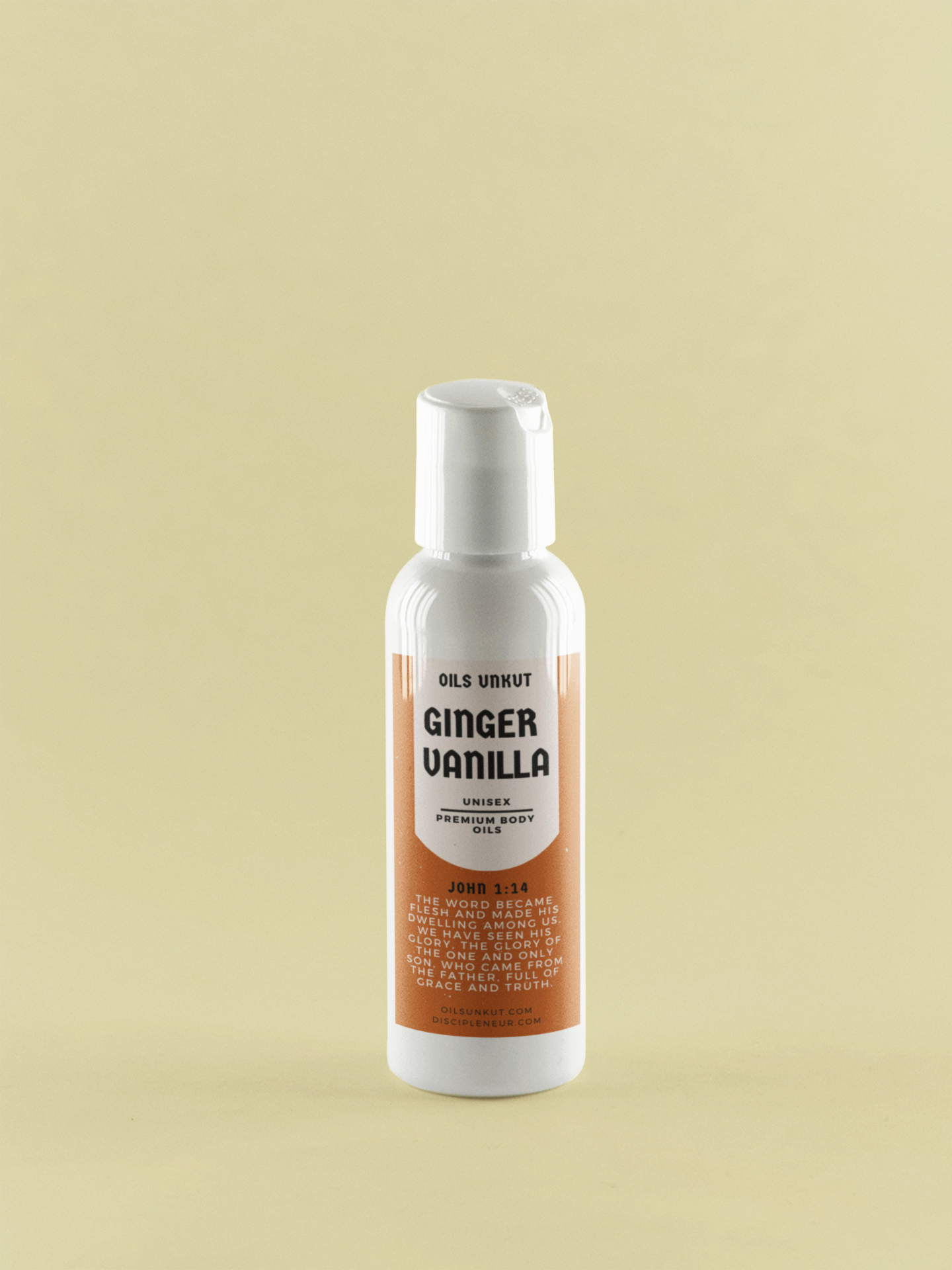 Ginger Vanilla Scented Body Lotion (Unisex)